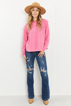 Load image into Gallery viewer, Andree by Unit Live Simply Full Size Shoulder Detail Knit Hoodie
