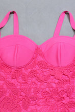 Load image into Gallery viewer, Sleeveless Asymmetrical Lace Bodycon Dress
