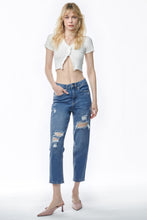 Load image into Gallery viewer, Muselooks High Waist Distressed Cropped Jeans
