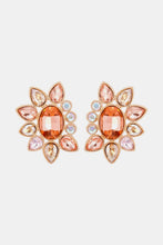 Load image into Gallery viewer, Geometrical Shape Glass Stone Dangle Earrings
