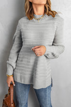 Load image into Gallery viewer, Crewneck High-Low Sweater
