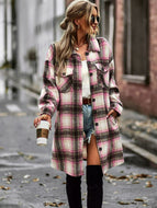 Plaid Long Shacket •4 color options DIBS SHACKET