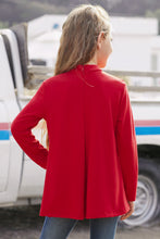 Load image into Gallery viewer, Girls Cutout Mock Neck Zip-Back Top
