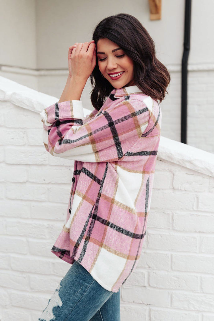 Aspen Shacket In PINK