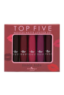 Italia Deluxe Top Five Mousse Matte Lipstick Set in Baddie Babe | DIBS BADDIE