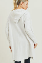 Load image into Gallery viewer, Long cardigan with hoodie natural | DIBS 752
