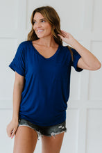 Load image into Gallery viewer, Sew In Love Tee Shirt Weather Full Size Run Pocketed Tee
