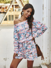 Load image into Gallery viewer, Long Sleeve Drawstring Romper
