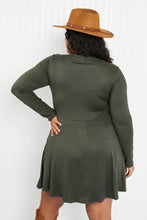 Load image into Gallery viewer, White Birch Wandering the Woods Full Size Mini Dress with Built-In Shorts
