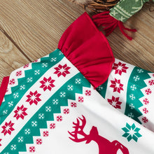Load image into Gallery viewer, Kids Christmas Ruffle Shoulder Sweatshirt
