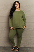 Load image into Gallery viewer, Zenana Lazy Days Full Size Long Sleeve and Leggings Set
