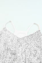 Load image into Gallery viewer, Sequin V-Neck Cami Top
