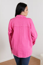 Load image into Gallery viewer, GeeGee Southwest Full Size Rhinestone Fringe Detail Shirt Jacket
