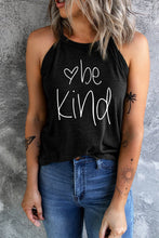 Load image into Gallery viewer, BE KIND Graphic Round Neck Tank
