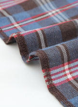 Load image into Gallery viewer, Plaid Slit High-Low Shirt with Pockets
