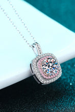 Load image into Gallery viewer, Moissanite Geometric Pendant Necklace DIBS 7025
