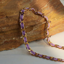 Load image into Gallery viewer, Decorative Rhinestone Velvet Ribbon Chain Necklace
