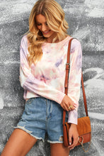 Load image into Gallery viewer, Tie-Dye Round Neck Top
