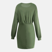 Load image into Gallery viewer, Drop Shoulder Pencil Hem Dress
