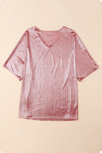 Load image into Gallery viewer, V-Neck Half Sleeve T-Shirt
