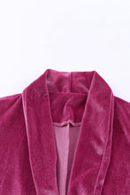 Load image into Gallery viewer, One-Button Shawl Collar Blazer

