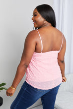 Load image into Gallery viewer, Zenana Full Size Swiss Dot V-Neck Cami
