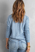 Load image into Gallery viewer, Half Button Collared Knit Top

