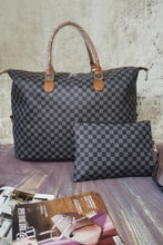 Load image into Gallery viewer, Checkered Two-Piece Bag Set
