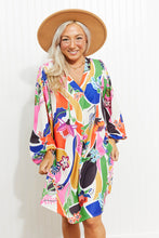 Load image into Gallery viewer, Cotton Bleu Disco Days Full Size Printed Airflow Dress
