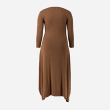 Load image into Gallery viewer, Full Size Shark-Bite Hem T-Shirt Dress
