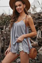 Load image into Gallery viewer, Pleated Ruffled Tank Top
