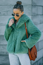 Load image into Gallery viewer, Faux Fur Jacket with Side Pockets
