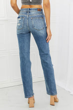 Load image into Gallery viewer, Judy Blue Bella Full Size Distressed Straight Jeans
