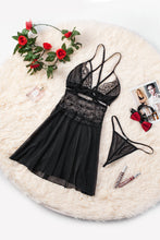 Load image into Gallery viewer, Lace Nightdress and Thong Set
