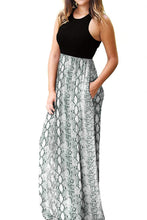 Load image into Gallery viewer, Empire Waist Sleeveless Dress with Pockets
