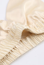 Load image into Gallery viewer, Button-Up Shirt, Bralette, and Tied Shorts Loungewear Set
