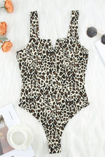 Load image into Gallery viewer, Sleeveless Notched Neck Bodysuit

