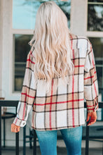 Load image into Gallery viewer, Plaid Button Down Shirt Jacket with Breast Pockets
