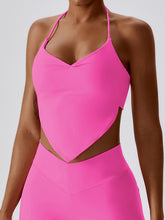Load image into Gallery viewer, Yoga Halter Neck Sleeveless Tank Top
