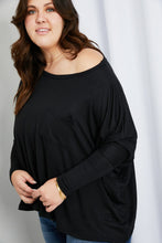 Load image into Gallery viewer, Zenana Full Size Round Neck Pocket Long Sleeve Top
