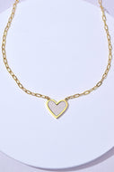 NEVER FORGET Heart Pendant Necklace