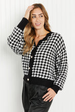 Load image into Gallery viewer, Andree by Unit London Life Full Size Tweed Cardigan in Black
