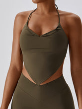 Load image into Gallery viewer, Yoga Halter Neck Sleeveless Tank Top
