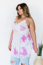 Load image into Gallery viewer, White Birch Finders Keepers Full Size Tie-Dye Lace Top

