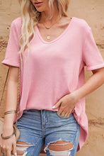 Load image into Gallery viewer, V-Neck Dropped Shoulder Tunic Top
