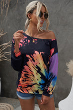 Load image into Gallery viewer, Tie-Dye Round Neck Pullover
