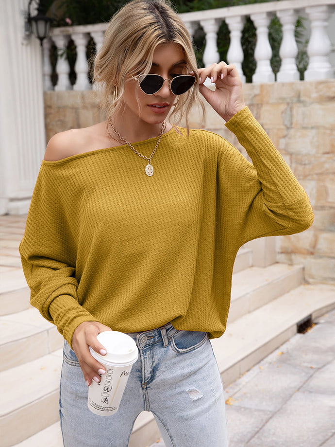 Love Me Dolman Top (waffle knit)