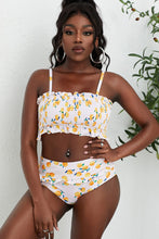 Load image into Gallery viewer, Fruit Print Frilled Bikini Set
