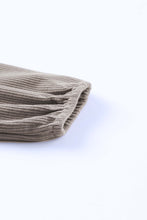 Load image into Gallery viewer, Ribbed Round Neck Long Sleeve Tiered Mini Dress
