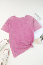 Load image into Gallery viewer, Star Print Dropped Shoulder Tunic T-Shirt
